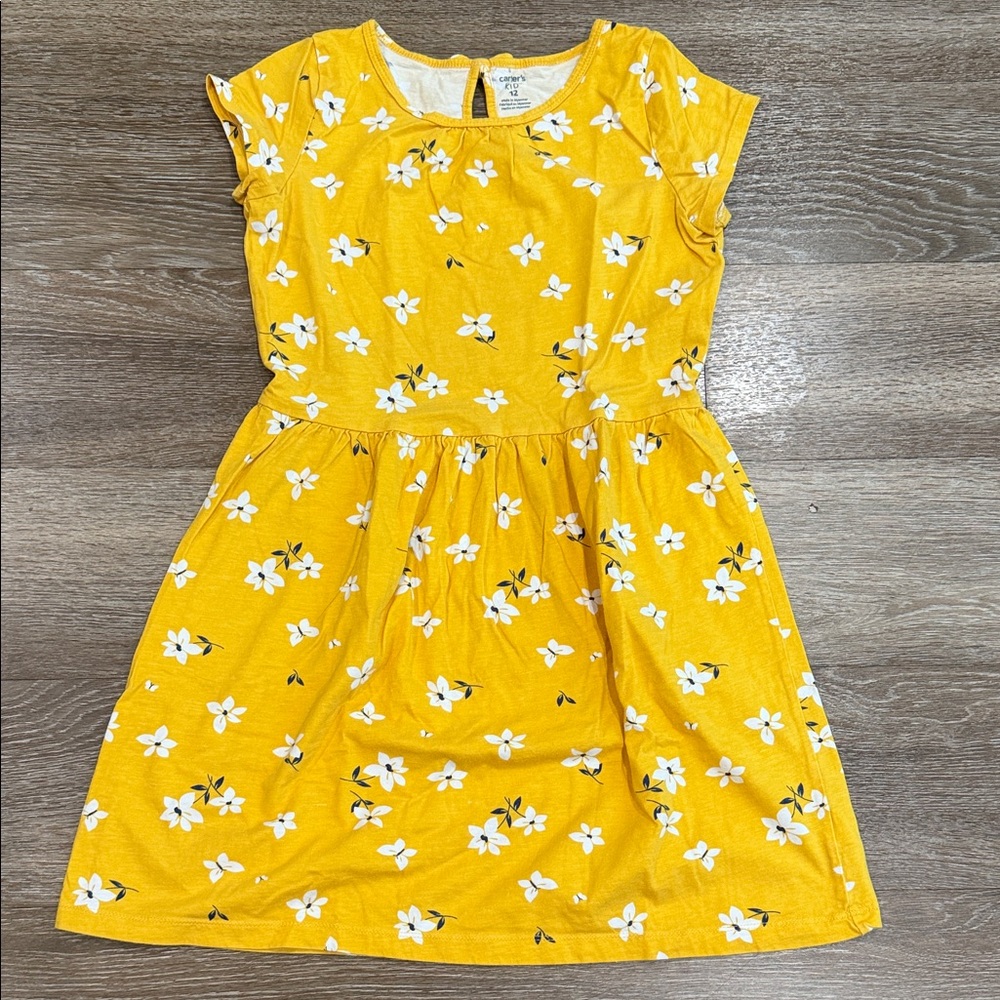 Carter's Sunny Yellow Floral Dress